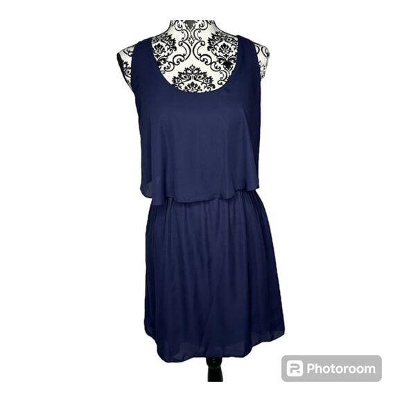 Soprano Dresses & Skirts - Soprano Sleeveless Junior's Navy Dress Size Small